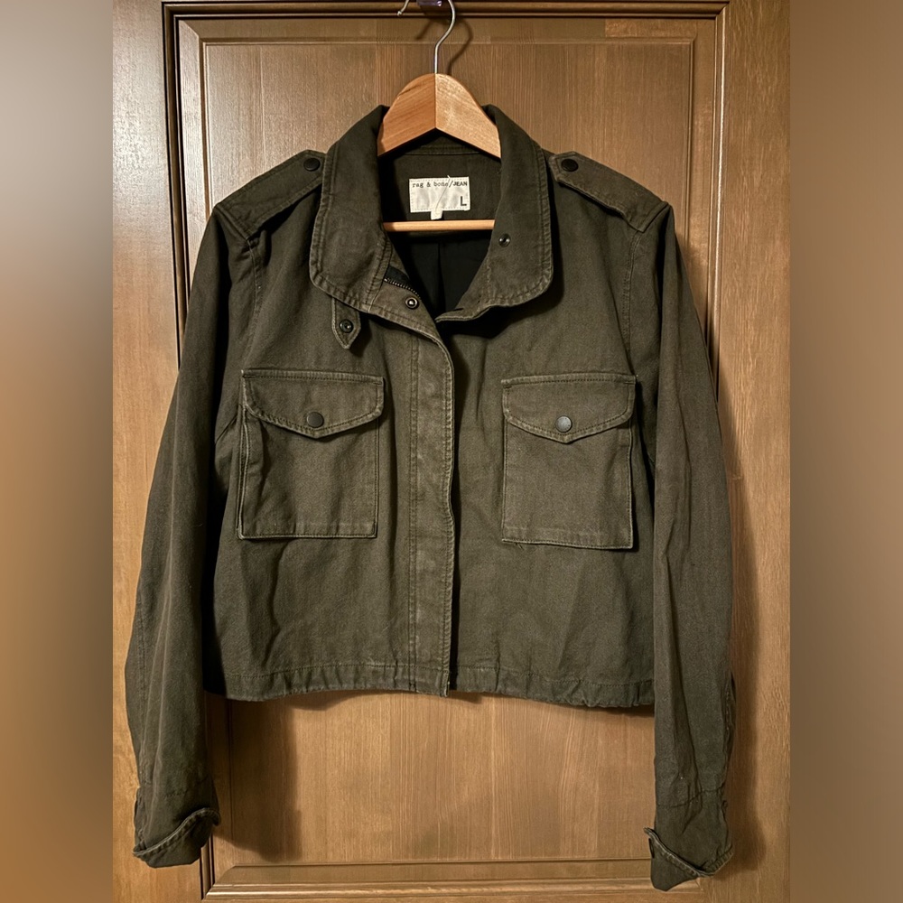 Rag & Bone Green Military Jacket - Never Worn - Size L